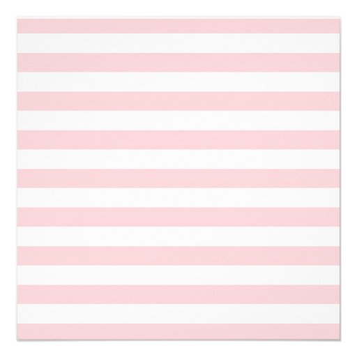 Pink Grey Nautical Stripes Baby Shower Invitation