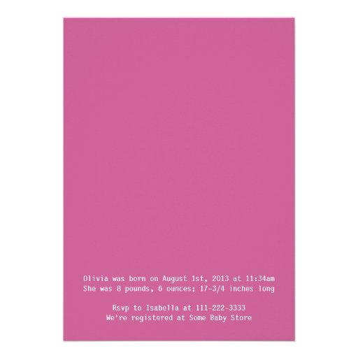 Pink Grey Paisley Photo Sip N See Baby Shower Personalized Invite