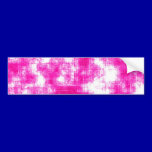 Pink Grunge bumper stickers