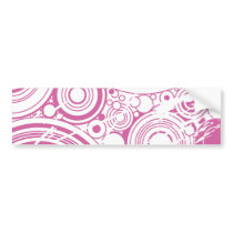 Pink Grunge Circles: Vector Art: bumper stickers by spiritswitchboard Pink Grunge Circles: Vector Art: bumper stickers