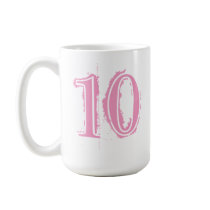 PINK GRUNGE NUMBER 10 mugs by dgpaulart PINK GRUNGE NUMBER 10 mugs