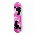 Skate cor-de-rosa do Grunge skates by monstervox Skate cor-de-rosa do Grunge skates