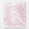 pink grunge winter mousepads