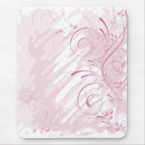 pink grunge winter mousepads