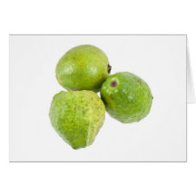 Pink guava greeting card