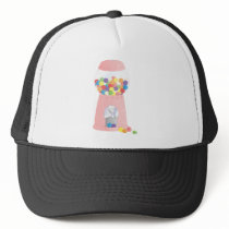 Pink Gumball Machine Trucker Hats