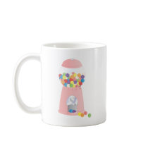 Pink Gumball Machine Coffee Mugs
