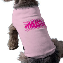 Pink Gymnastics pet clothing