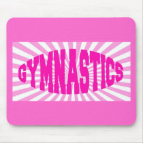 Pink Gymnastics mousepads