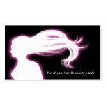 pink Hair Salon businesscards business cards