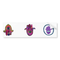 **PINK HAMSA** BUMPER STICKERS