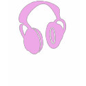 Pink Headphone Top t-shirts