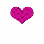pink heart 3 t-shirts