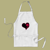 Pink Heart aprons