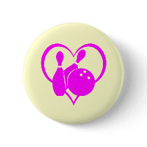 Pink heart bowling
