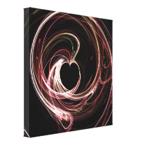 Pink Heart canvas prints