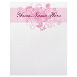 Pink Heart Customized Letterhead