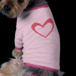 Pink Heart pet clothing