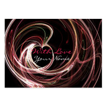 Pink Heart Gift Card business cards