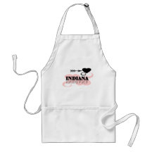 Pink Heart Indiana Apron