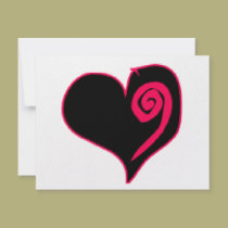 Pink Heart invitations