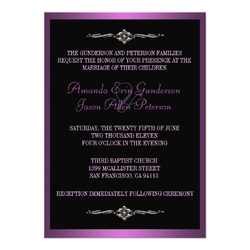 Pink Heart Invite With Bow