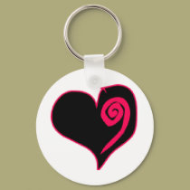 Pink Heart keychains