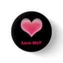 Pink Heart, Love Me? buttons