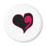 Pink Heart magnets