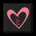 Pink Heart magnets