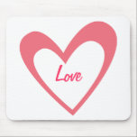 Pink Heart mousepads