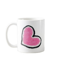 Pink Heart Coffee Mug