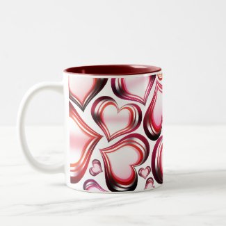 Pink Heart Mug