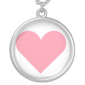 Pink Heart Necklace necklace