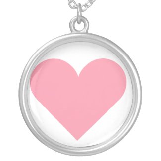 Pink Heart Necklace necklace