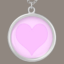 Pink Heart necklaces