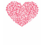 Pink Heart of Skulls t-shirts