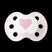 Pink Heart Pacifier pacifiers