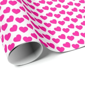 heart wrapping paper