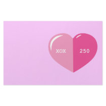 Pink Heart Pill Capsule Custom Stationery