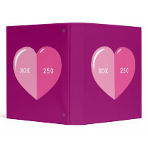 Pink Heart Pills Binder