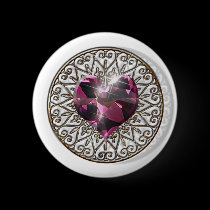 Pink Heart Pin buttons