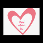 Pink Heart postcards