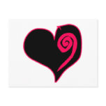 Pink Heart postcards