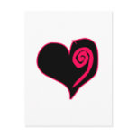 Pink Heart postcards