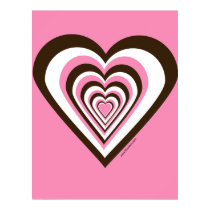 pink heart poster posters