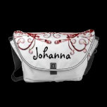 Pink Heart Rickshaw Messenger Bag messenger bags