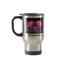PINK HEART SKULLS mugs
