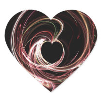Pink Heart stickers