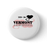 Pink Heart Vermont buttons